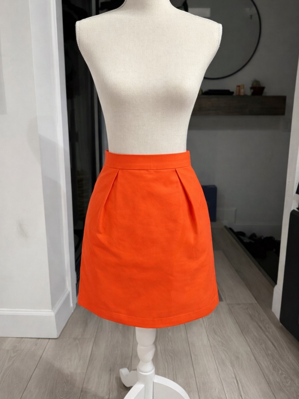 GAP Bright Orange A-Line Skirt